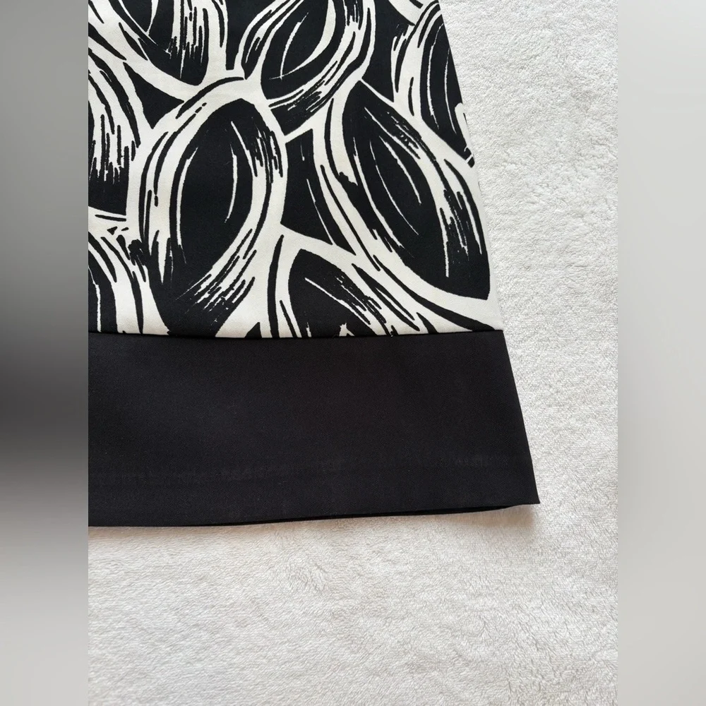 AGB - Black and White Patterned Dress - Size 8 - Picture 5 of 15